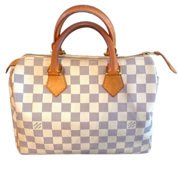 Louis Vuitton Handbags - Louis Vuitton Damier Azur Speedy 25 with lock #437